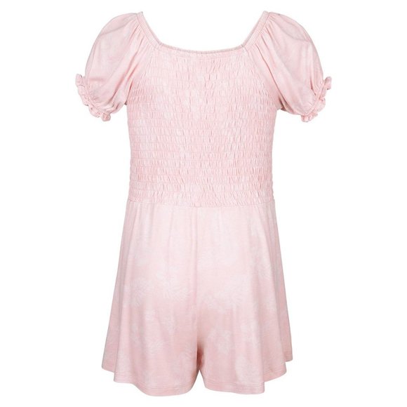 Hurley Pink Smocked Romper/NWT/Various - Picture 2 of 15